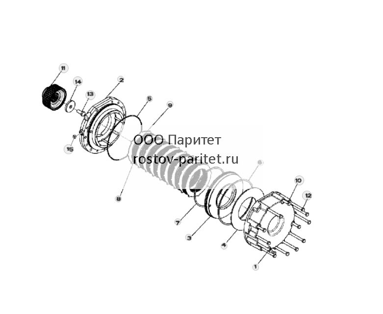 YZ104053 Узел маслоохлаждаемого тормоза - ST11694 73.jpg